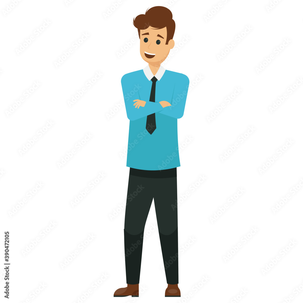 Delighted businessman expressing his emotions
Delighted businessman expressing his emotions