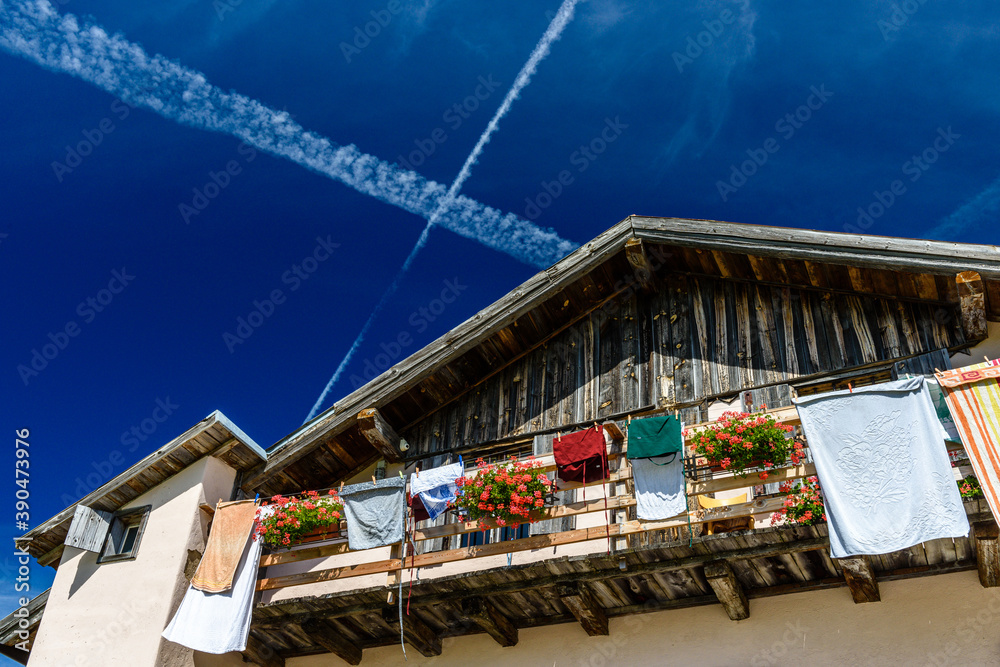 Fototapeta premium Trentino Alto Adige, passo di Lavazè Oclini, Val di Fiemme