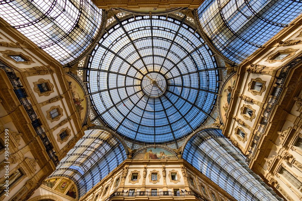 Milano, piazza Duomo, Galleria Vittorio Emanuele