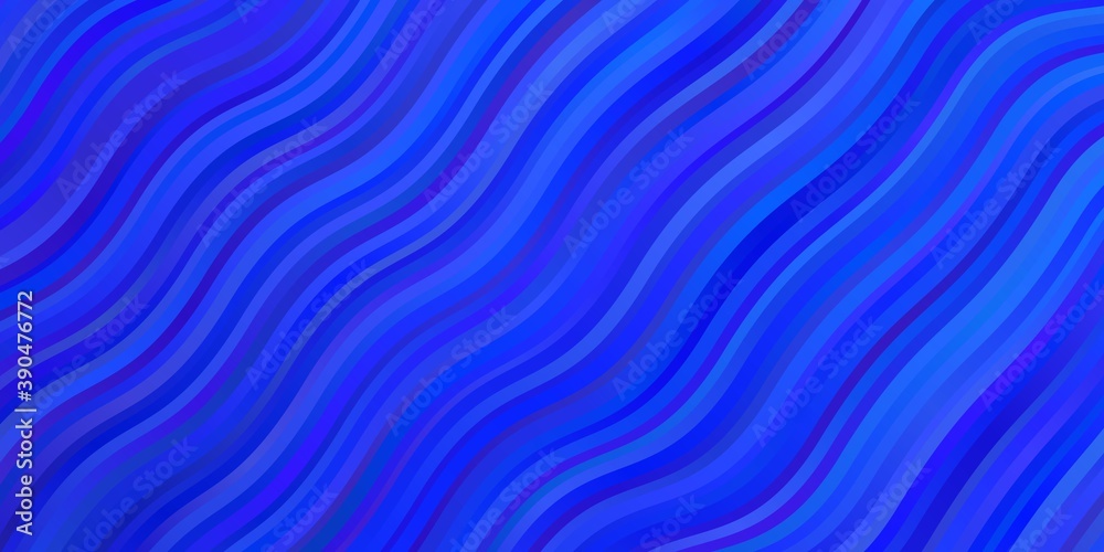 Fototapeta premium Light BLUE vector background with lines.