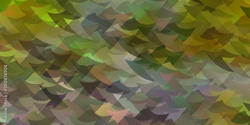 Light Green, Yellow vector backdrop with lines, rhombus. Light Green, Yellow vector backdrop with lines, rhombus.