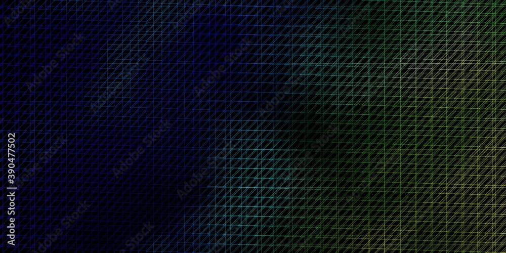 Dark Blue, Green vector layout with lines.