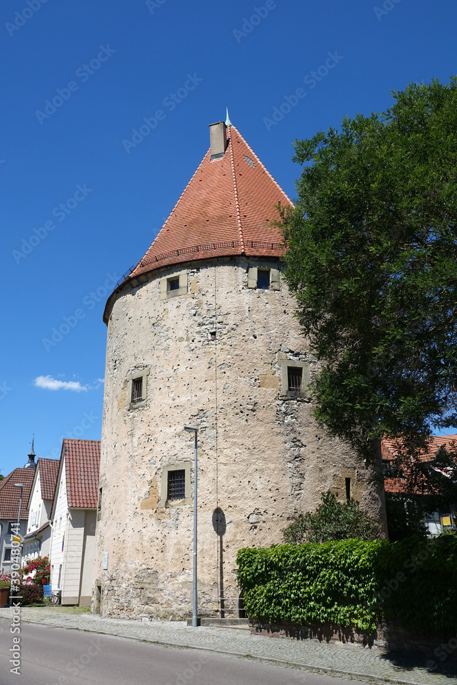 Obraz premium Pulverturm in Vaihingen an der Enz