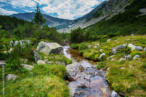 Landscape in Carpathian Mountains, Retezat Mountains, Romania photo