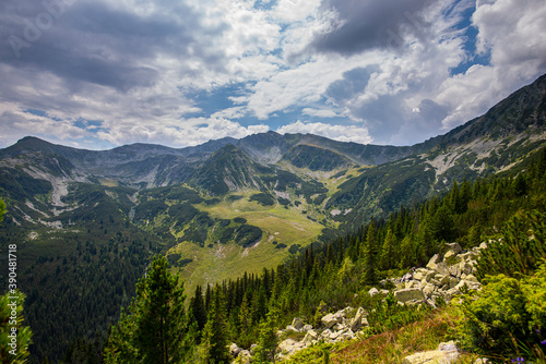 Landscape in Carpathian Mountains, Retezat Mountains, Romania