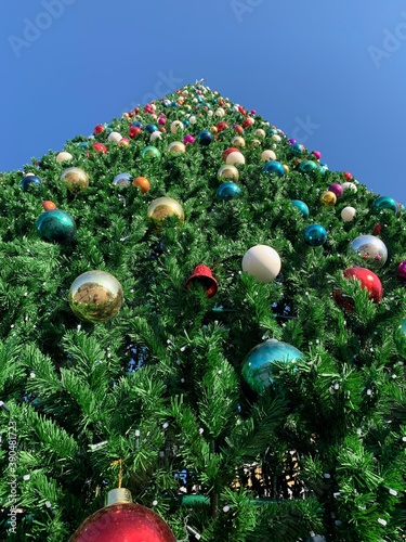 decorated christmas tree