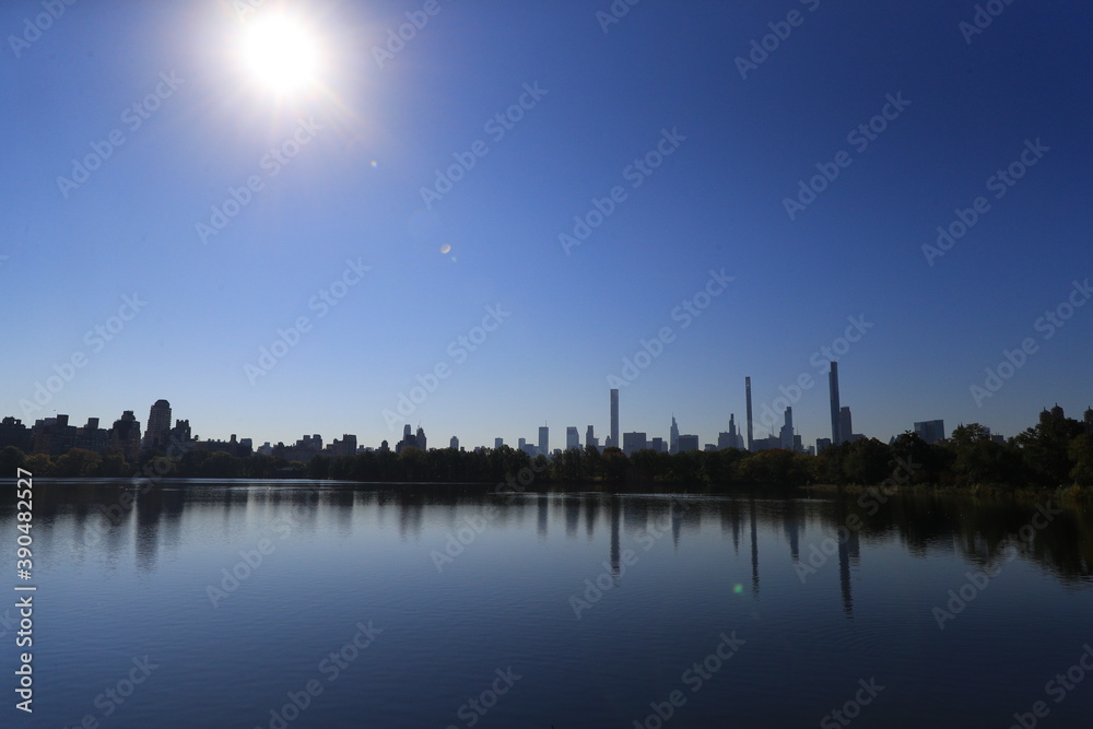 The Jackie Kennedy Onassis Reservoir in Central Park