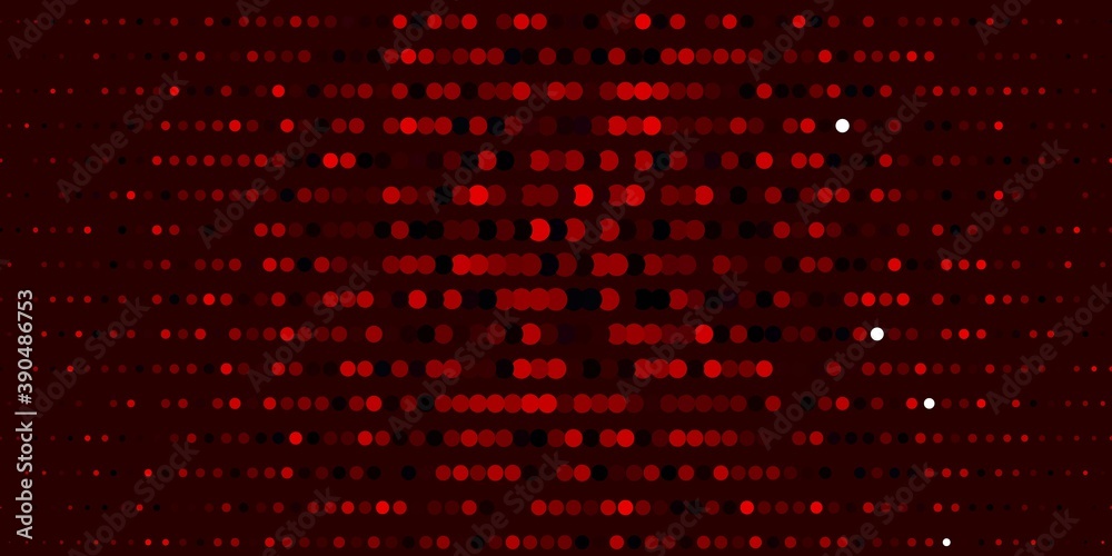 Dark Red vector background with bubbles. Dark Red vector background with bubbles.