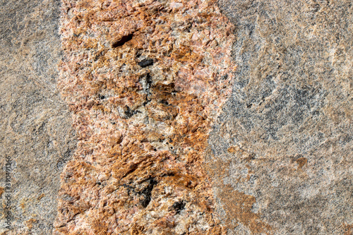 Close up of rock at Chimney Bay, Beausoleil Island, Georgian Bay, Ontario, Canada photo