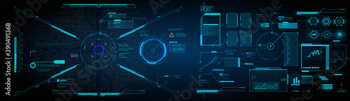 Callout bar labels, information call box bars and modern digital info. Tech digital info boxes hud templates. Futuristic set advertising communication. Vector illustration