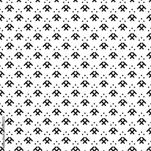 Seamless pattern. Rhombuses  figures ornament. Diamonds  shapes wallpaper. Ethnic motif. Forms  checks background. Tiles  signs backdrop. Textile print  web design  abstract illustration. Vector