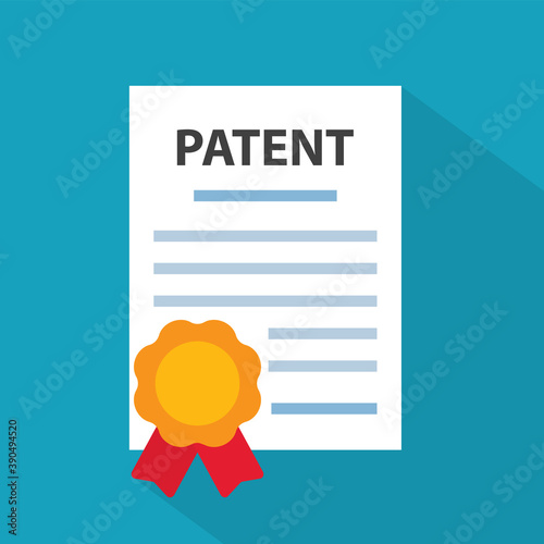 patent document concept- vector illustration
