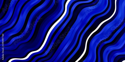 Dark BLUE vector texture with wry lines.