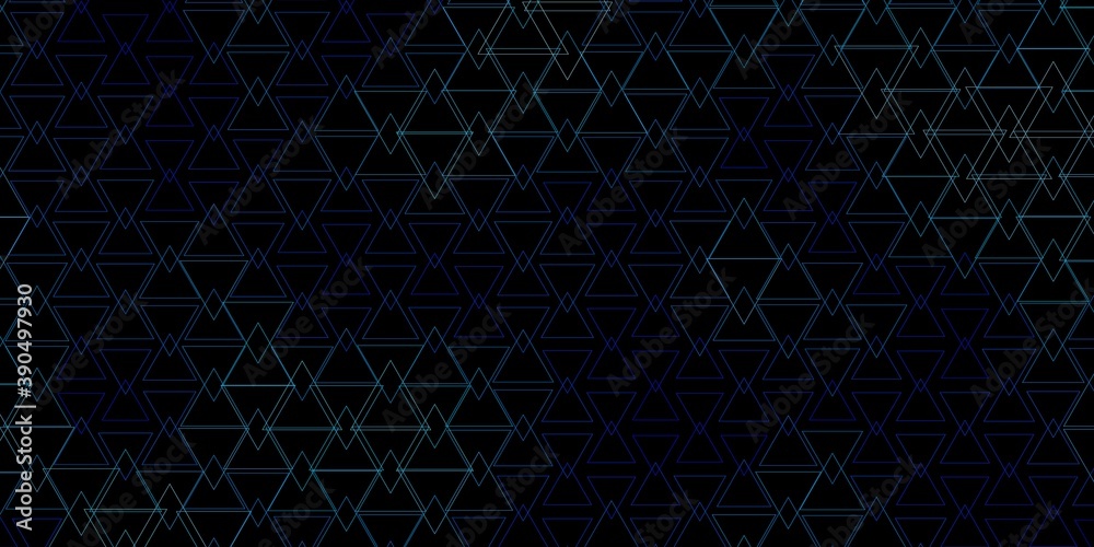 Dark BLUE vector background with triangles. Dark BLUE vector background with triangles.