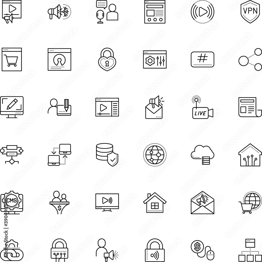 internet vector icon set such as: upload, transfer, designer, help, training, adjustable, blue, sales, conceptual, vpn, heart, remote, funnel, support, digital technology network, gray, safe, ball