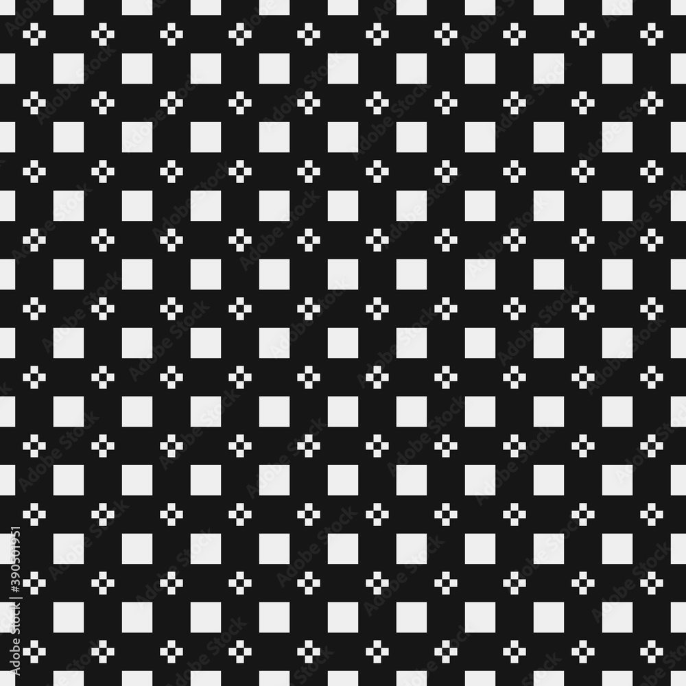 Fototapeta premium Abstract Cross Pattern Dots Logo generative computational art illustration