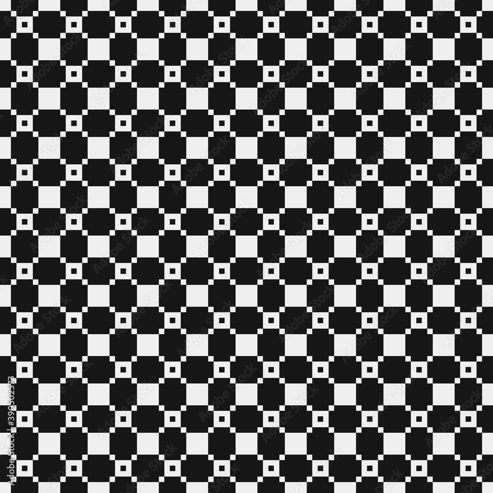 Fototapeta premium Abstract Cross Pattern Dots Logo generative computational art illustration