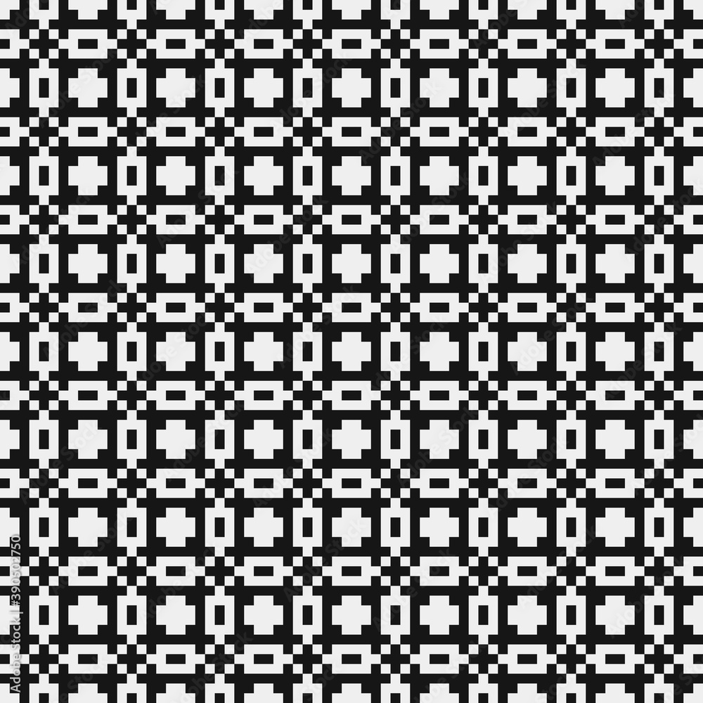 Abstract Cross Pattern Dots Logo generative computational art illustration