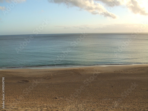 sunset on the beach