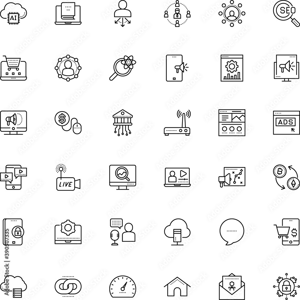 internet vector icon set such as: map, wireframe, rectangle, grid, artificial, golden, molecule, microscope, residential, distance, building, magnify, firewall, dialog, molecular, mark, circle, metal
