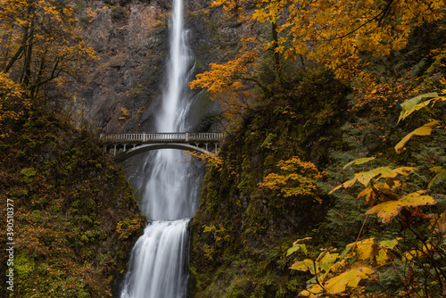Autumn at Multnomah Falls  Oregon