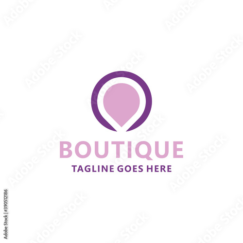 Luxury Boutique Logo design Vector