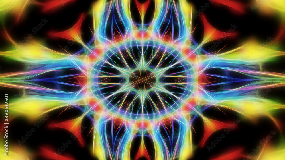 Abstract fractal symmetrical patterned background. Abstract fractal symmetrical patterned background.