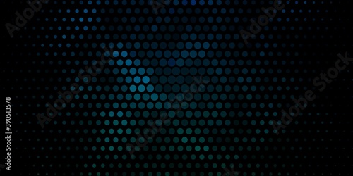 Dark Blue, Green vector background with spots. © Guskova