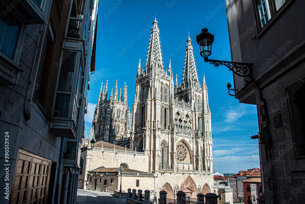 Catedral gótica de Burgos (Castilla y León - España)
