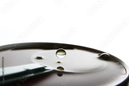 Macro of water droplet