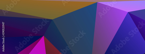 Abstract Color Polygon Background Design, Abstract Geometric Origami Style With Gradient. Presentation,Website, Backdrop, Cover,Banner,Pattern Template