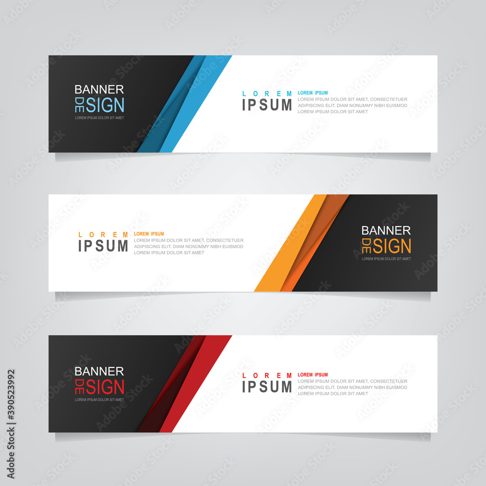 Vector abstract design web banner template. Web Design Elements Vector abstract design web banner template. Web Design Elements