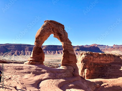 Close up of Delicate Arch
