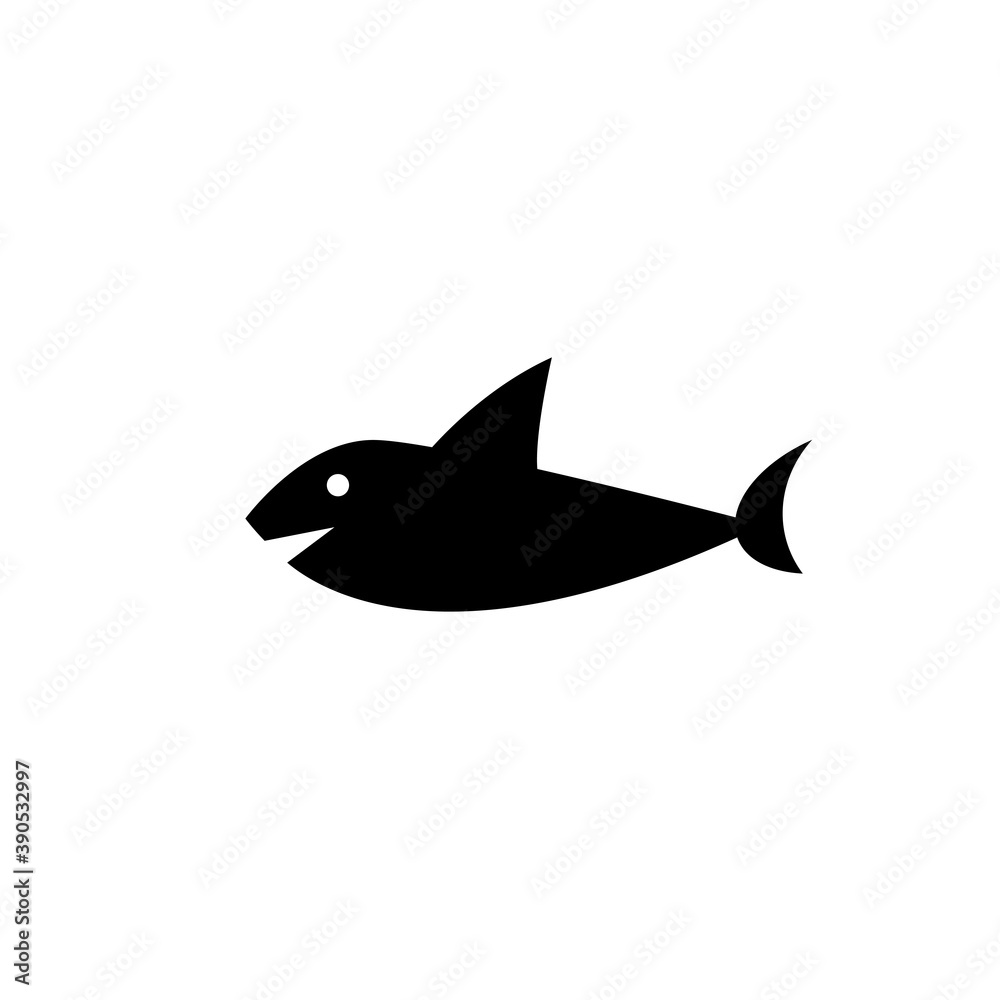 fish silhouette illustration. aquarium fish icon for your design fish silhouette illustration. aquarium fish icon for your design