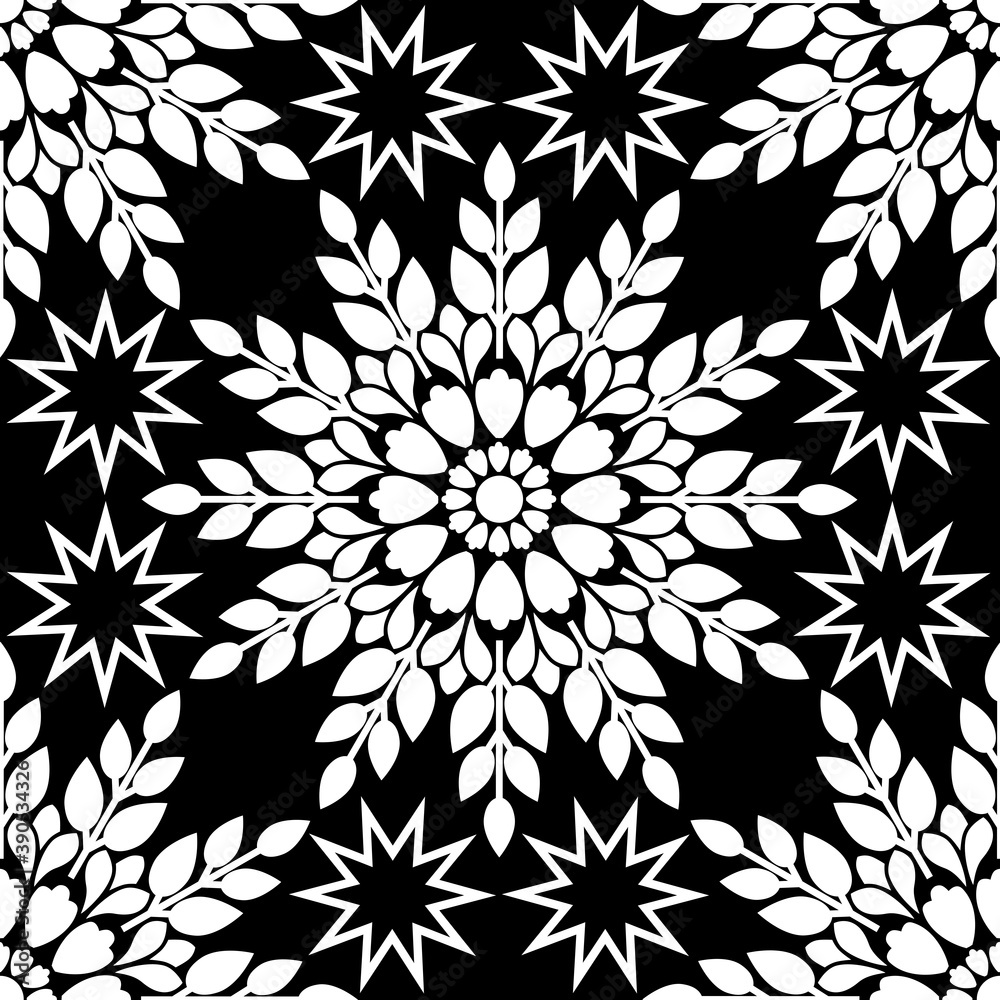 Fototapeta premium seamless floral pattern