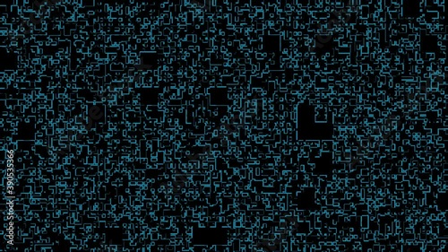 Digital block transition_blue_001