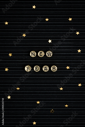 NEW YEAR beads lettering word typography © Rawpixel.com