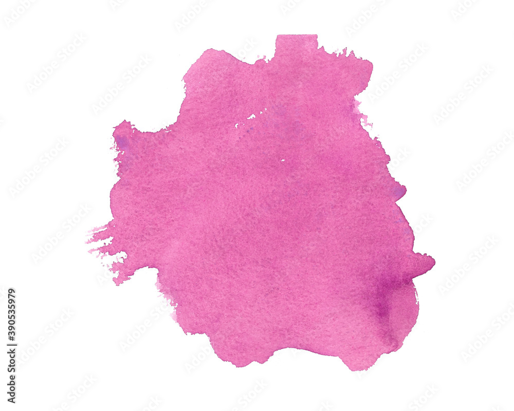 abstract pink hand painted watercolor texture background