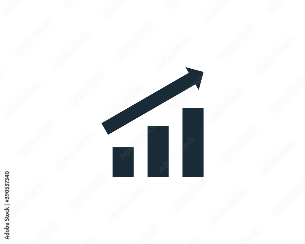 Financial Diagram Icon Vector Logo Template Illustration Design Financial Diagram Icon Vector Logo Template Illustration Design
