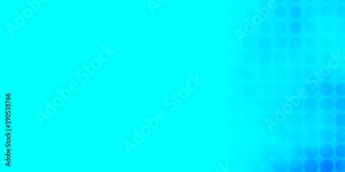 Wallpaper Mural Light BLUE vector pattern with spheres. Torontodigital.ca