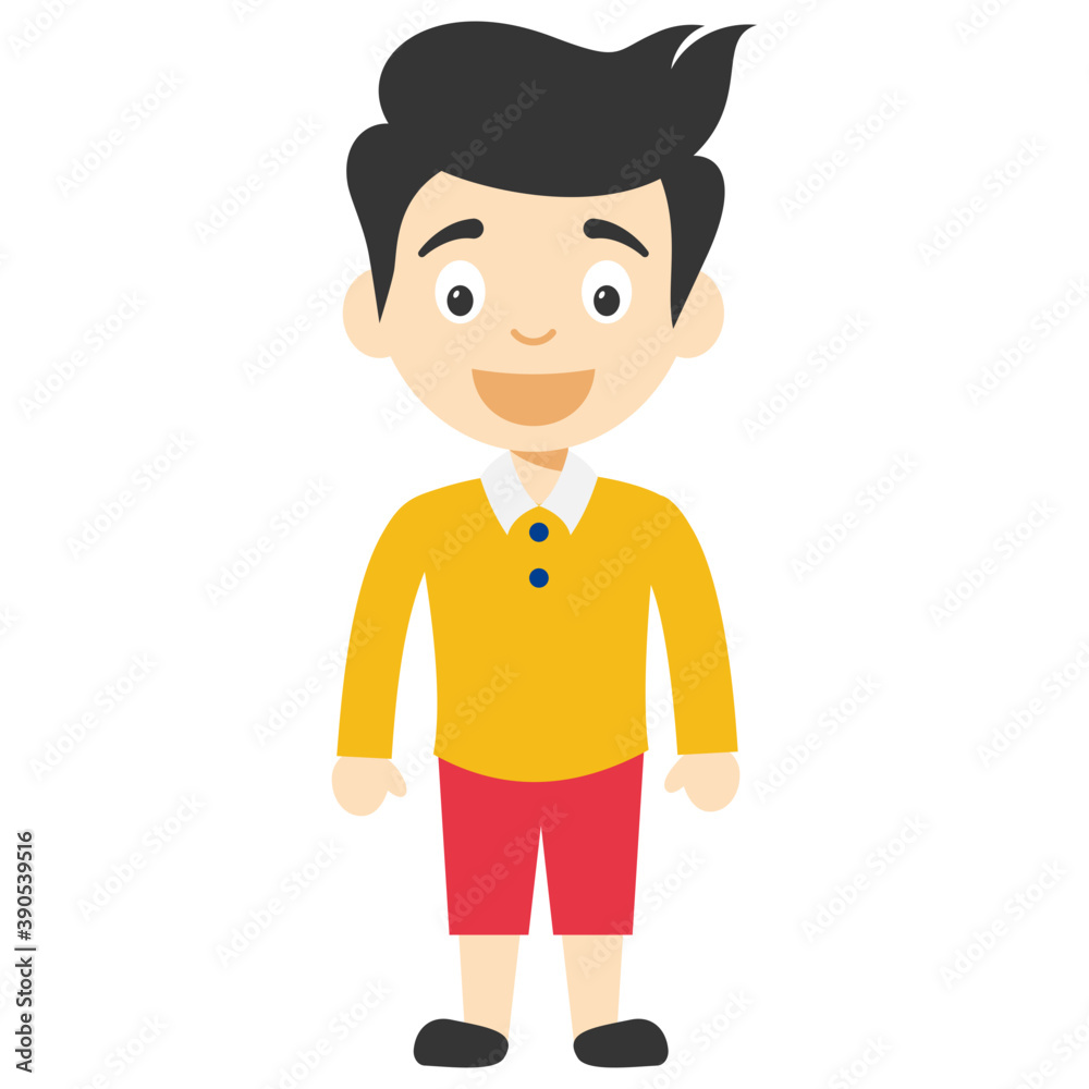 
Cartoon or animated boy character 
