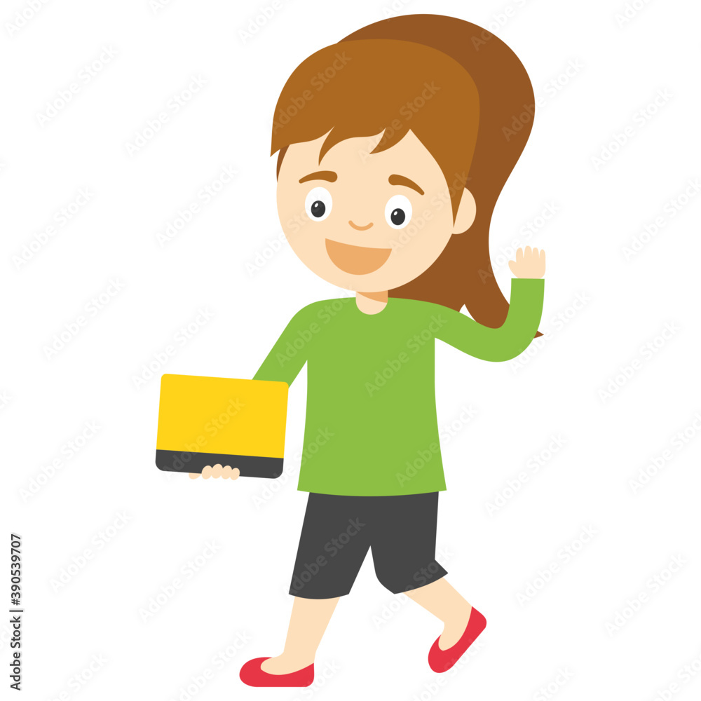 Full length portrait of kid cartoon girl
Full length portrait of kid cartoon girl