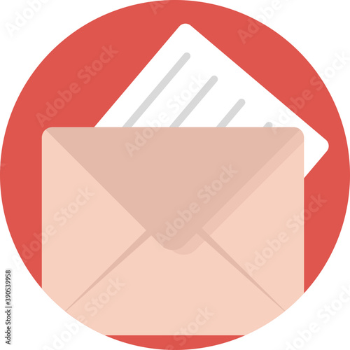 
An envelope with letter showing airmail
