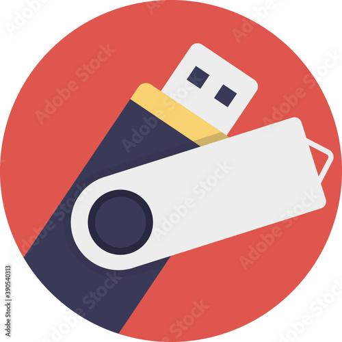 
Flash drive used to keep data, a memory stick
