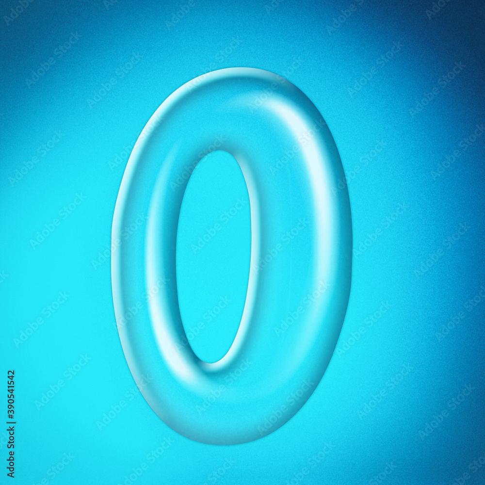 Water letter A alphabet clear water letter. 3D Rendering Water letter A alphabet clear water letter. 3D Rendering