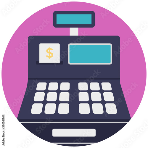 
Cash register for registering and calculating transactions at a point of sale
