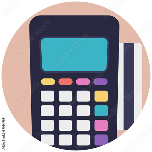 
Card swipe machine interfaces with payment cards to make electronic funds transfers
