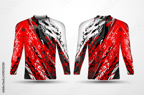 T-shirt template  sport jersey design