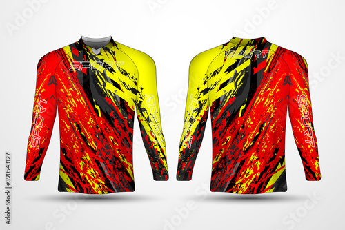 T-shirt template  sport jersey design