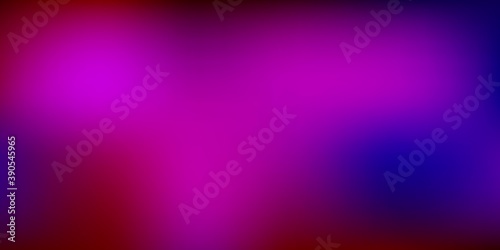 Dark Blue, Red vector blurred pattern.
